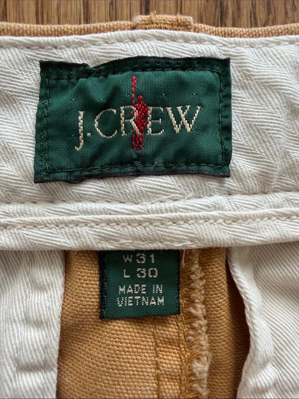J. Crew Men's Light Tan Chino Pants